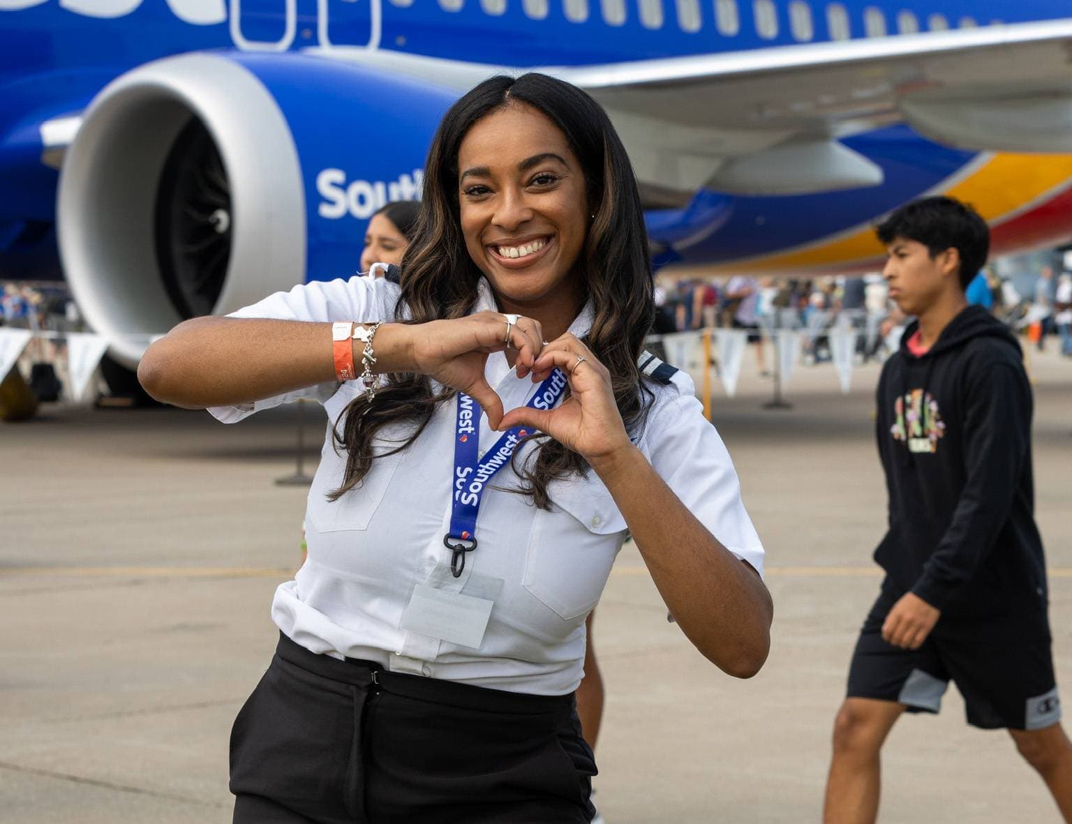 Kinaya Ware, cựu sinh viên Texas State University, cơ phó hãng Southwest Airlines